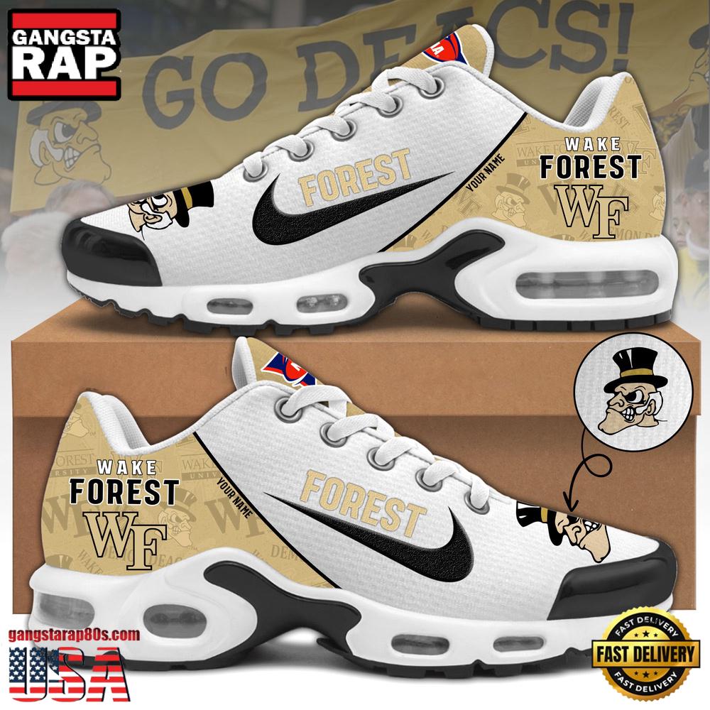 Wake Forest Football Mascot Symbol Custom Air Max Plus Shoes