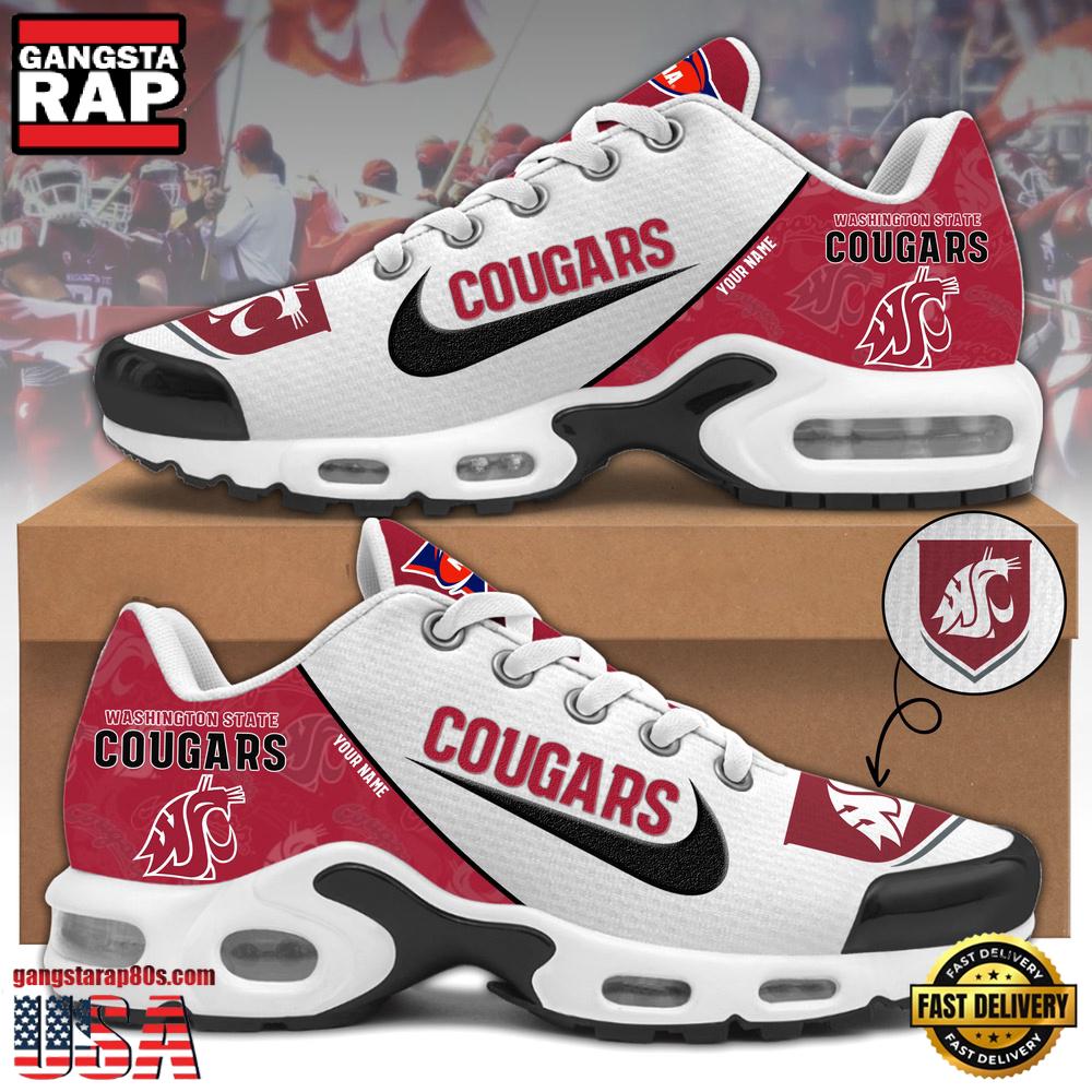 Washington State Football Mascot Symbol Custom Air Max Plus Shoes