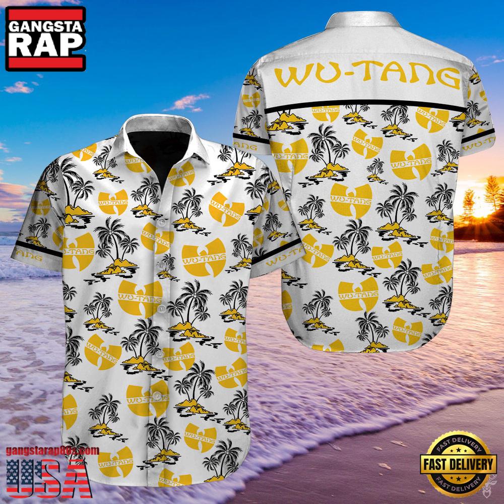 Wu-Tang Coconut Color White New Design Hawaiian Shirt Wu-Tang Coconut Color White New Design Hawaiian Shirt