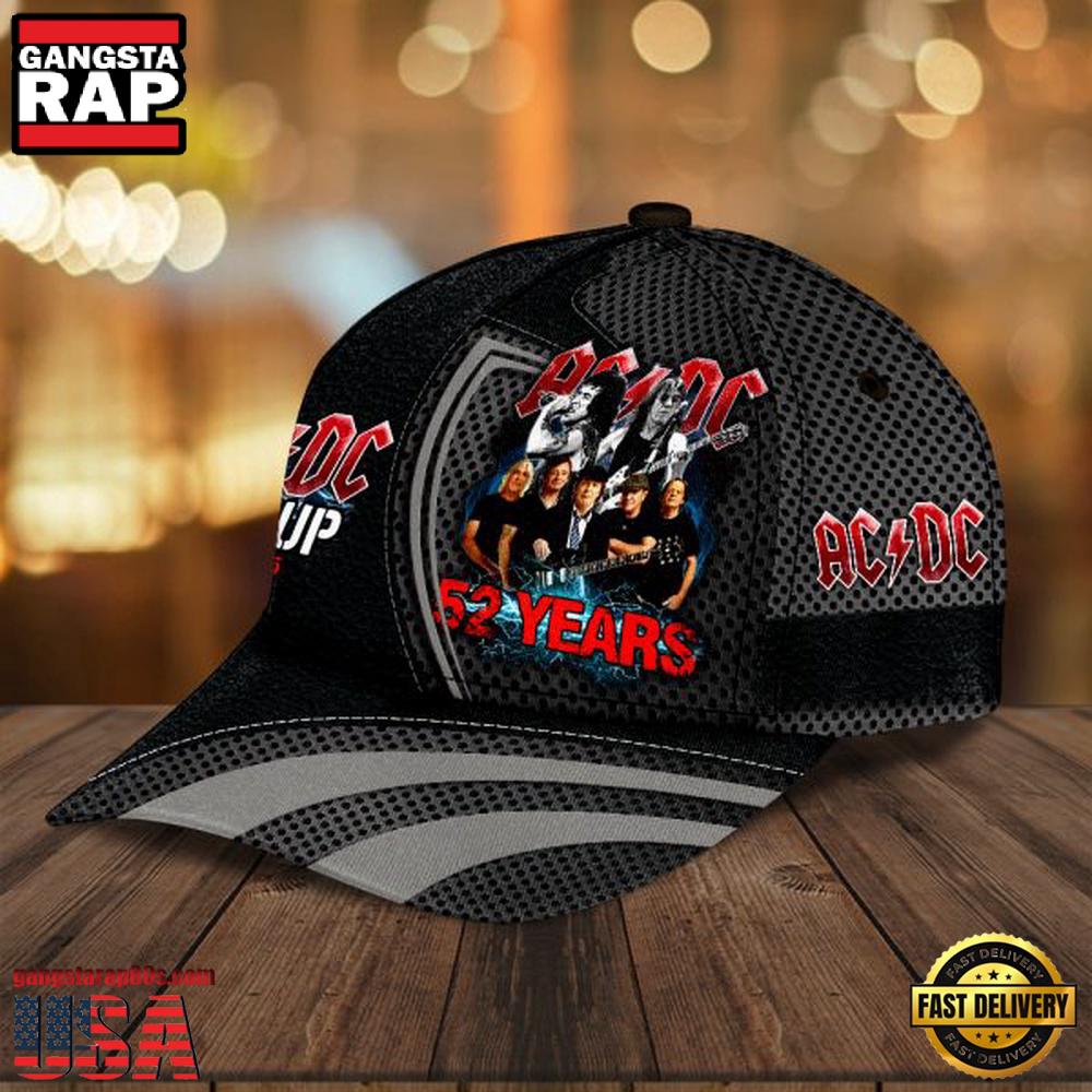 ACDC Legendary Rock Band Power Up Classic Cap