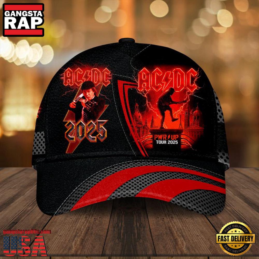 ACDC Power Up 2025 Tour Rock Legends Baseball Cap