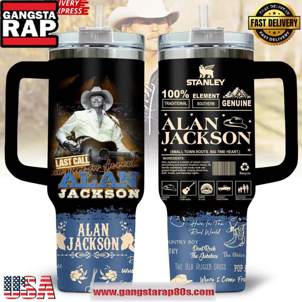 Alan Jackson Special Edition Stanley Tumbler 40oz