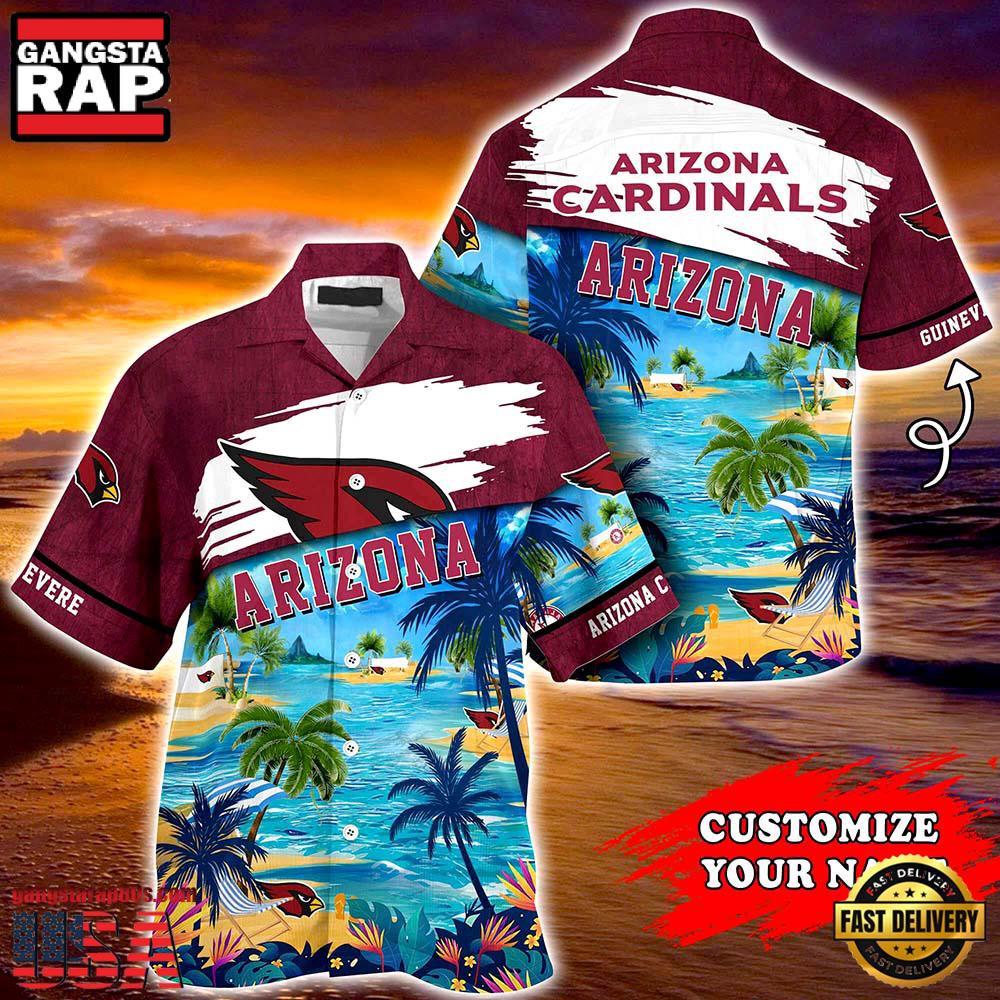 Arizona Cardinals NFL Personalized Hawaiian Shirt