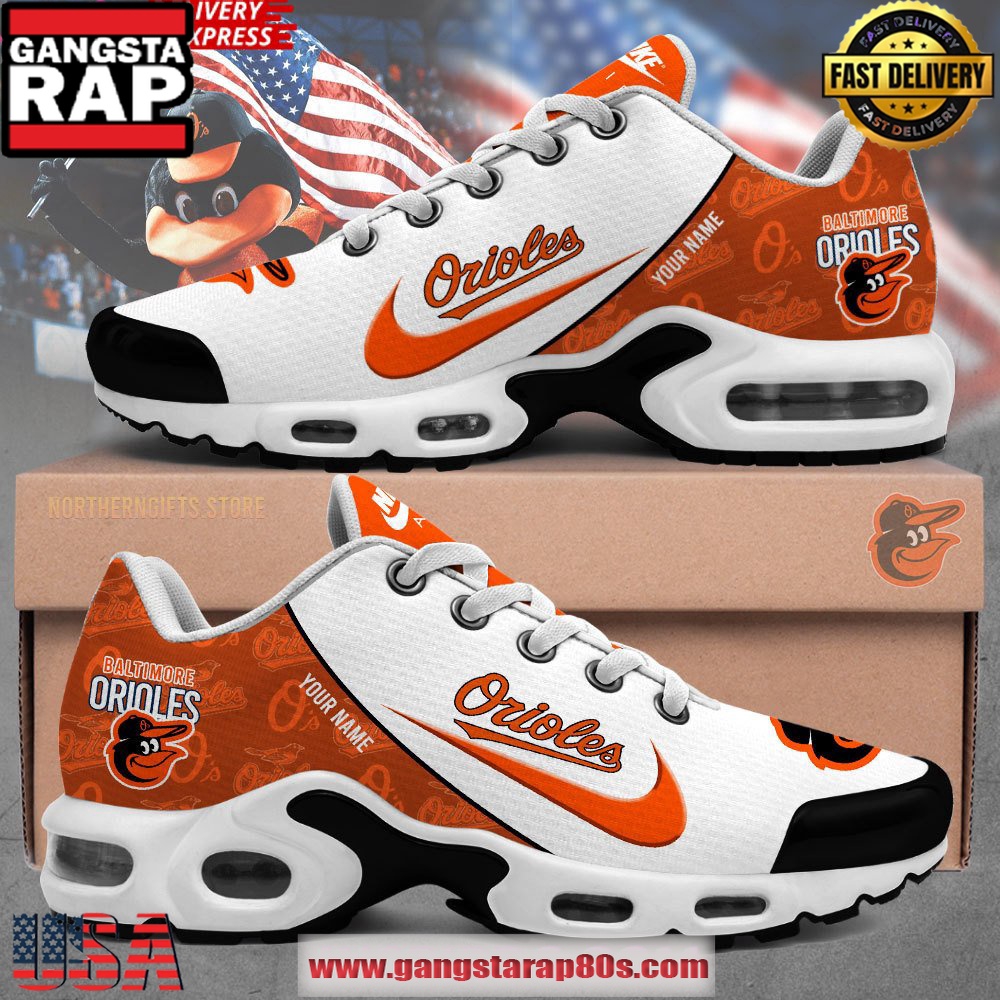 Baltimore Orioles 2025 Custom Name Air Max Plus
