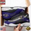 NFL Baltimore Ravens New Design Air Jordan 13 Running Sneakers Shoes For Fans 3 Baltimore Ravens NFL Air Jordan 13 Shoes For Fans