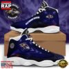NFL Baltimore Ravens New Design Air Jordan 13 Running Sneakers Shoes For Fans 2 Baltimore Ravens NFL Air Jordan 13 Shoes For Fans