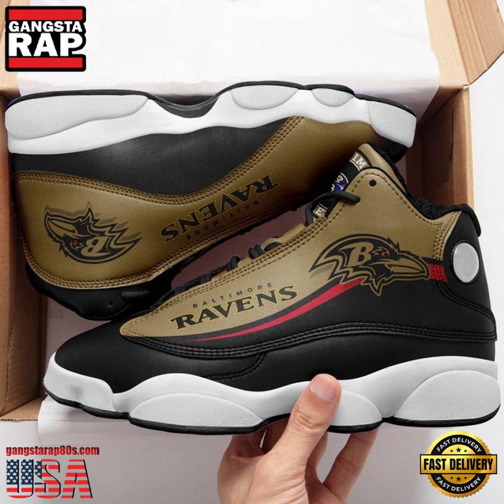 Baltimore Ravens NFL Air Jordan 13 Shoes