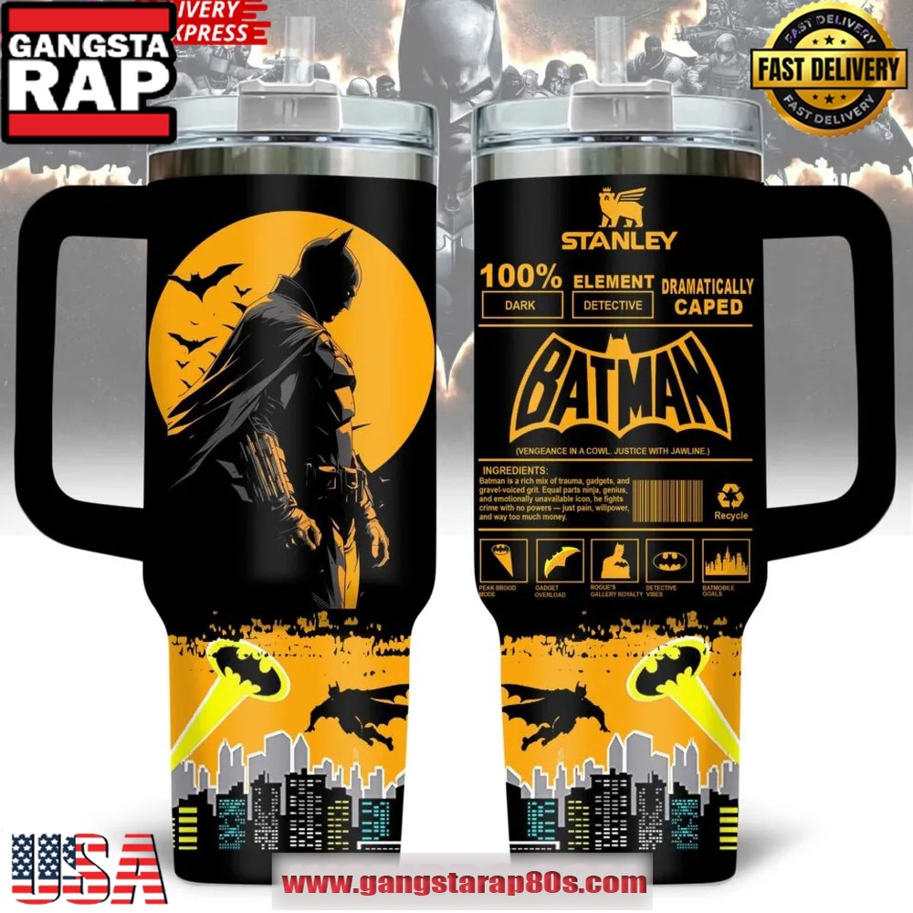 Batman Dramatically Caped Special Stanley Tumbler 40oz