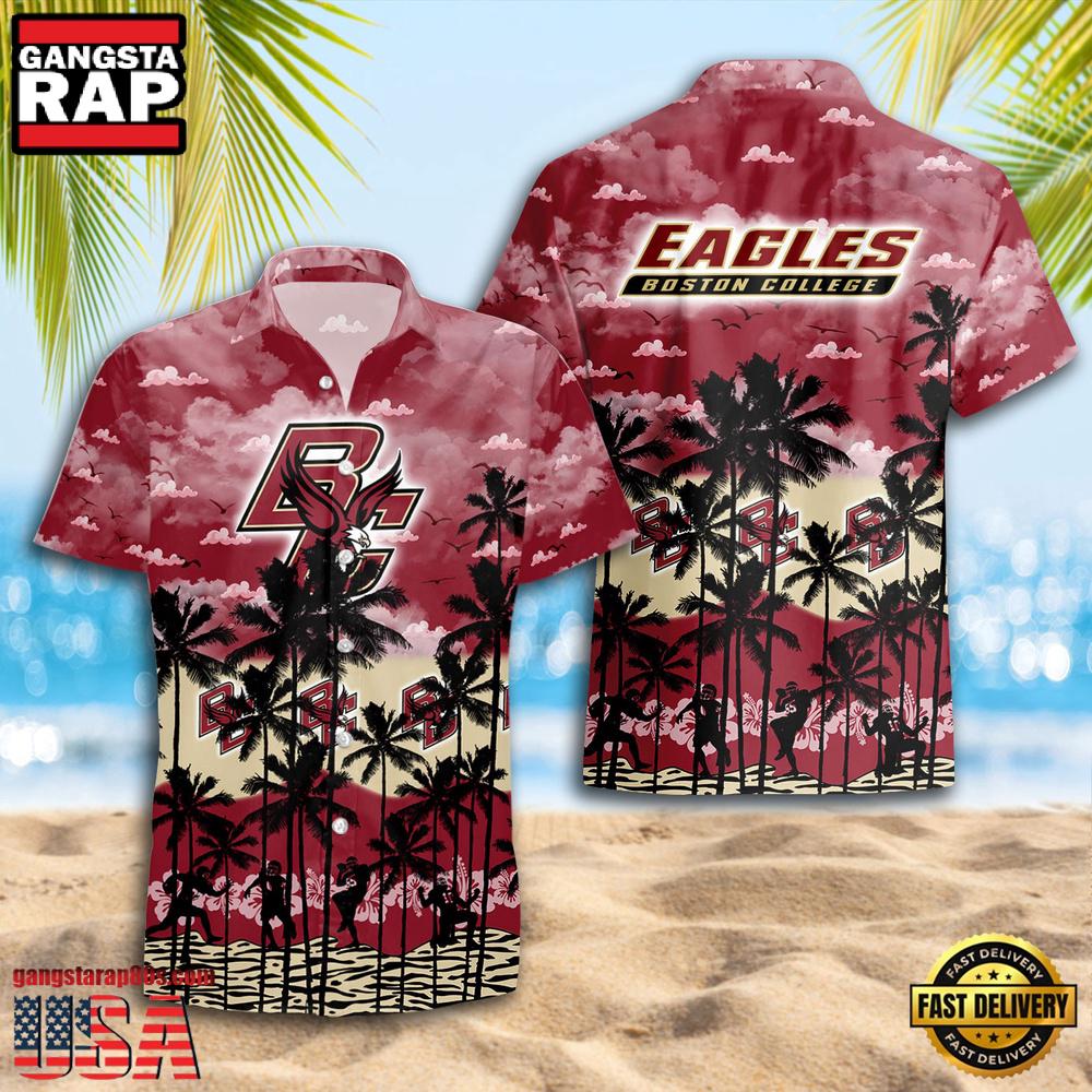 Boston College Eagles Style Hot Summer Aloha Hawaiian Shirt Boston College Eagles Style Hot Summer Aloha Hawaiian Shirt