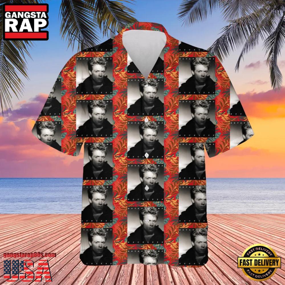 Bryan Adams Tropical Summer Hawaiian Shirt