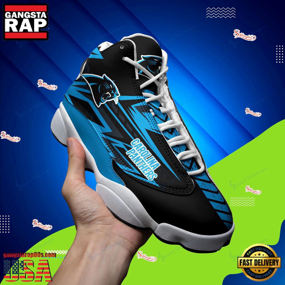 Carolina Panthers NFL Air Jordan 13 Shoes For Fans