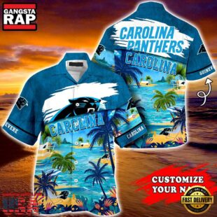 Carolina Panthers NFL Personalized Hawaiian Shirt