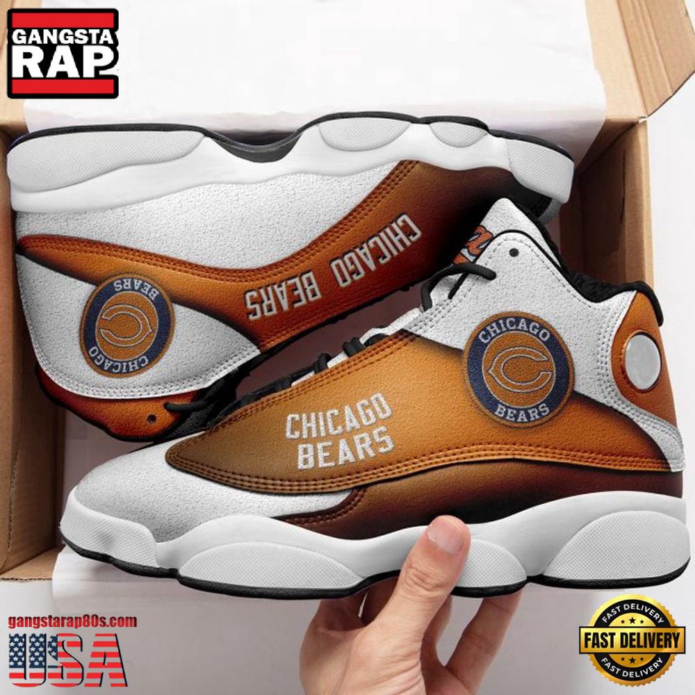 Chicago Bears Football NFL Air Jordan 13 Shoes
