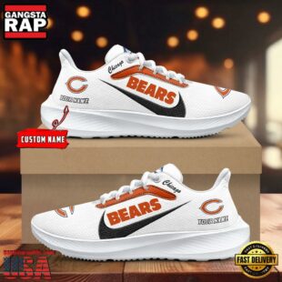 Chicago Bears Running Shoes Custom Your Name
