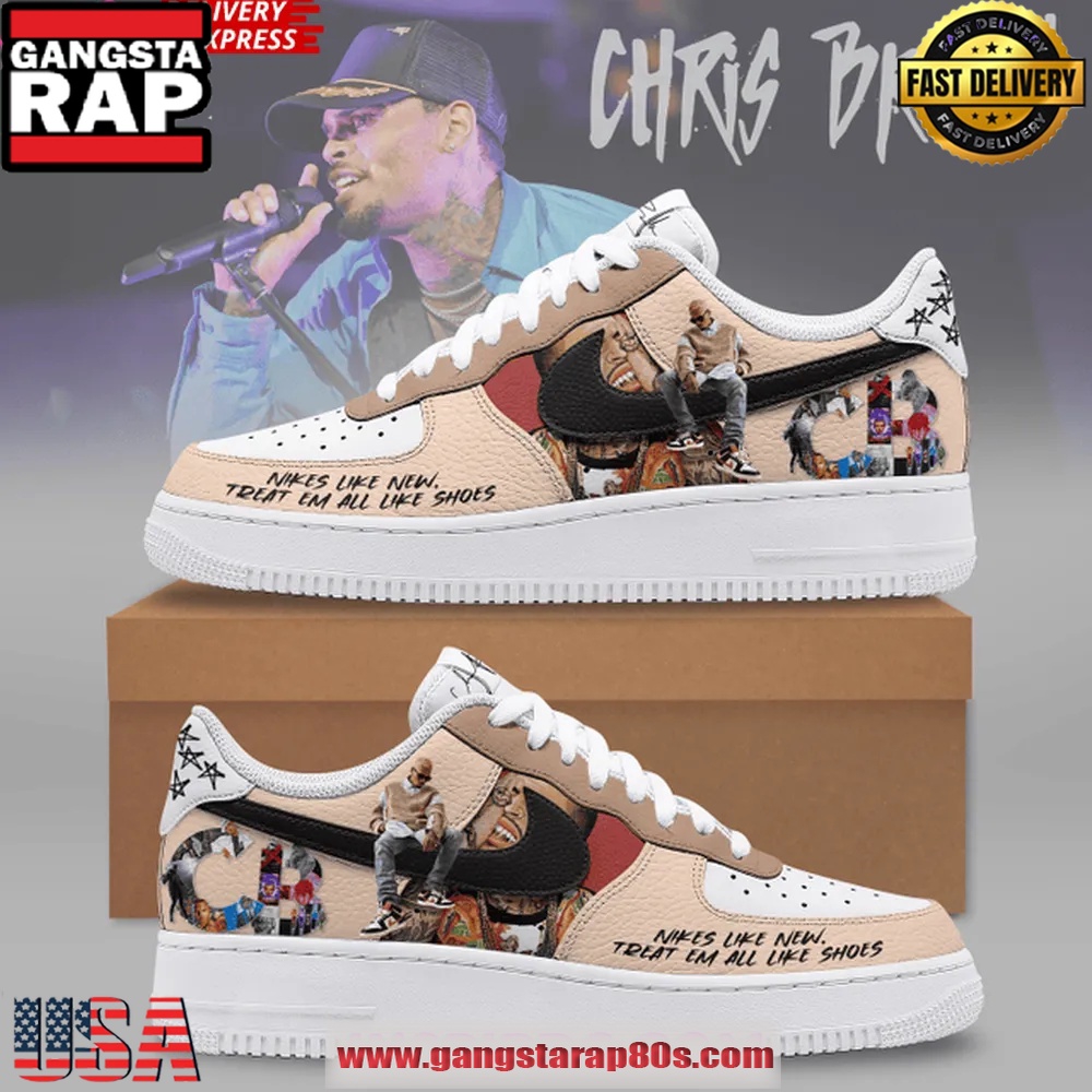 Chris Brown Nike Like New Limited Edition Air Force 1