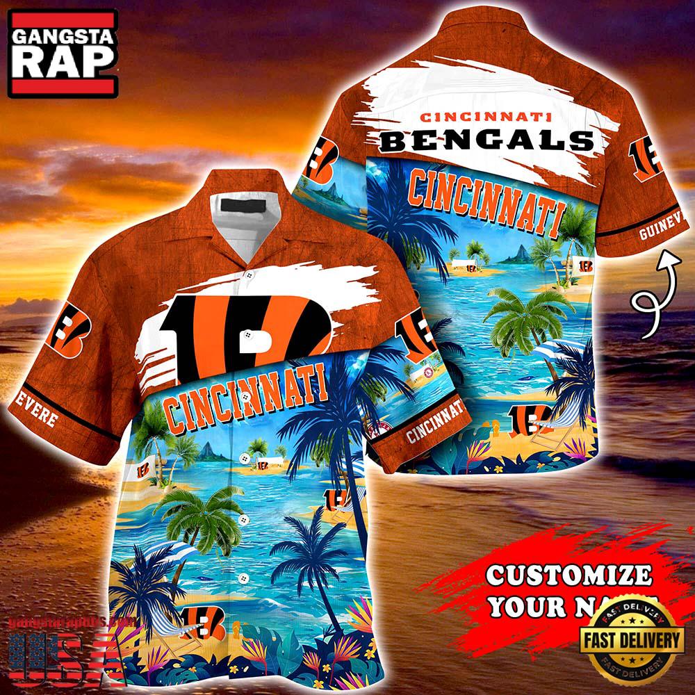Cincinnati Bengals NFL Personalized Hawaiian Shirt