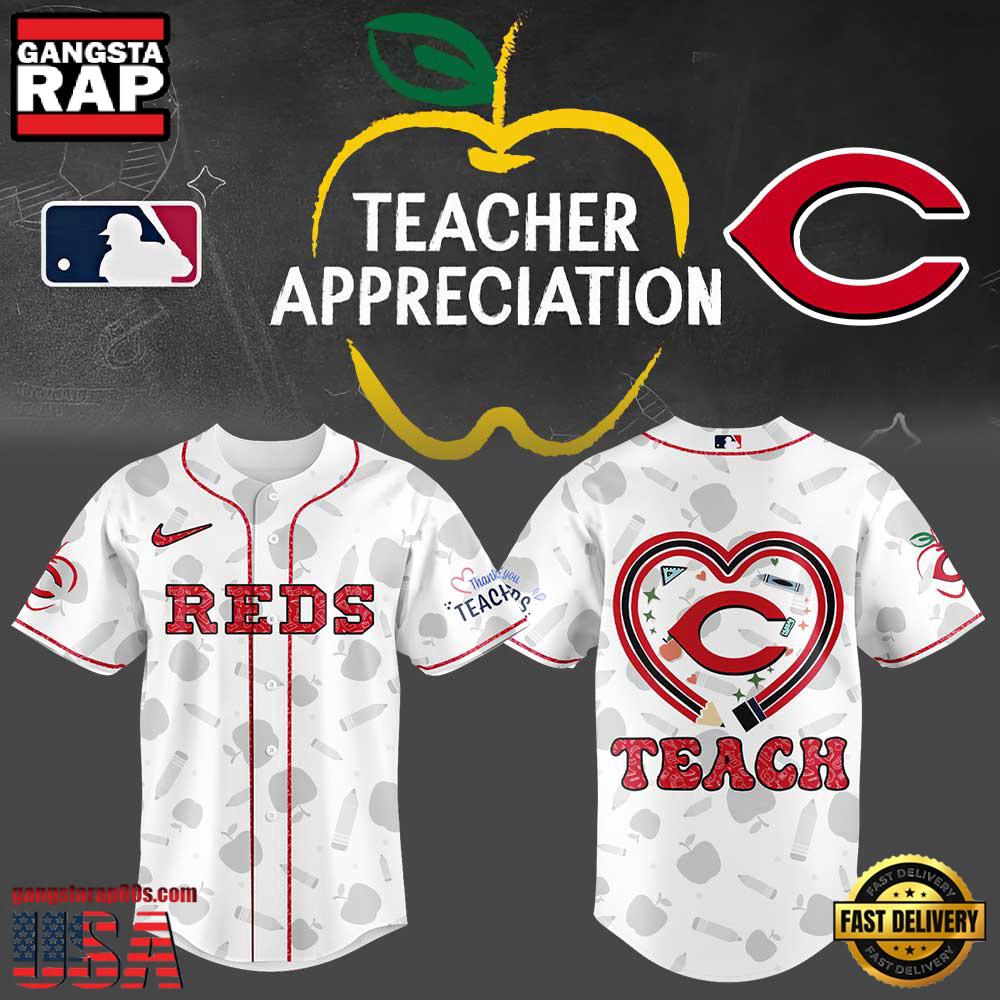 Cincinnati Reds Teacher Appreciation 2025 Baseball Jersey Cincinnati Reds Teacher Appreciation 2025 Baseball Jersey