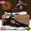 NFL Cleveland Browns New Design Air Jordan 13 Running Sneakers Shoes 3 Cleveland Browns NFL Air Jordan 13 Shoes Gift For Men Women