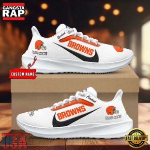 Cleveland Browns Running Shoes Custom Your Name