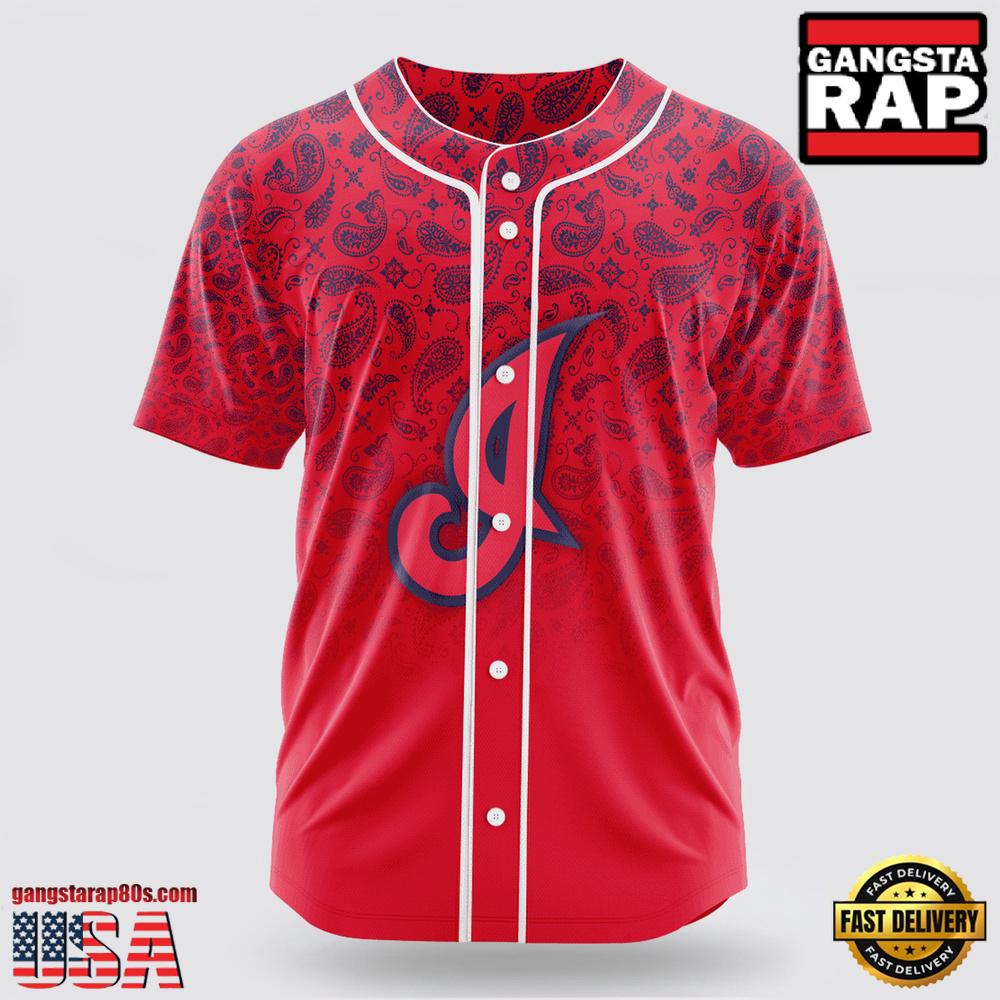 Cleveland Guardians Paisley Pattern MLB Baseball Jersey