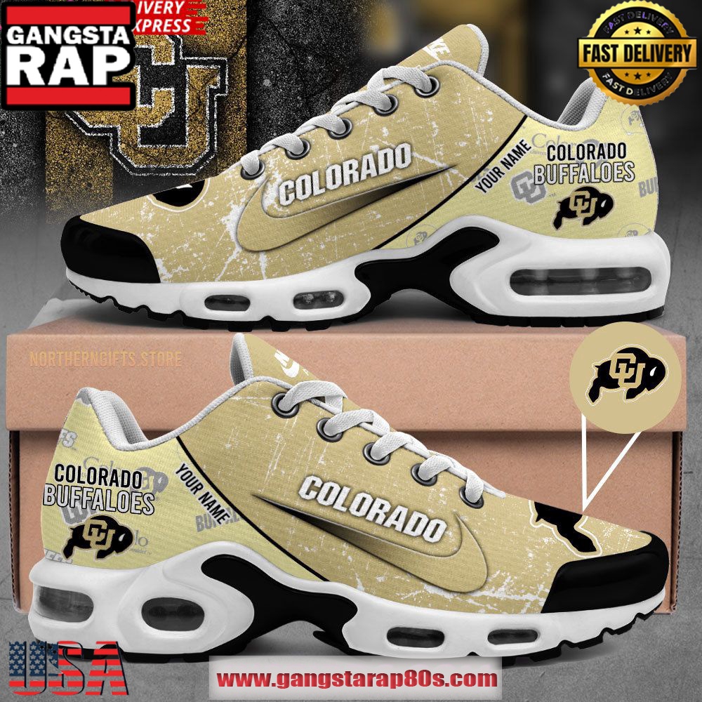 Colorado Buffaloes Prime Custom Name Nike Air Max Plus