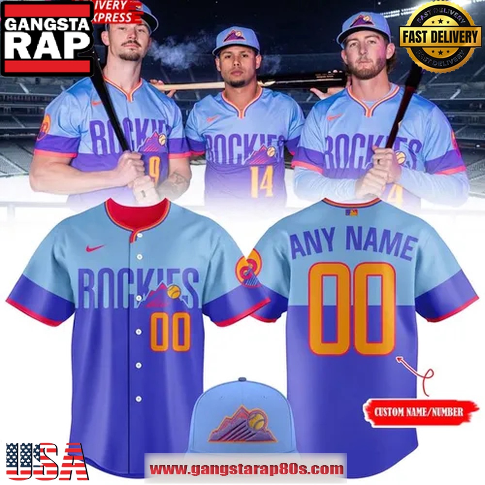 Colorado Rockies City Connect Uniform 2025 Custom Baseball Jersey Shirt Colorado Rockies City Connect Uniform 2025 Custom Baseball Jersey Shirt