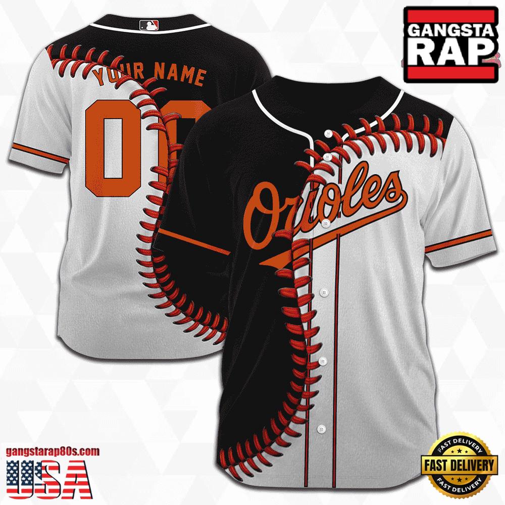 Custom Name And Number Baltimore Orioles MLB Baseball Jersey