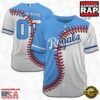 Custom Name And Number Kansas City Royals MLB Baseball Jersey