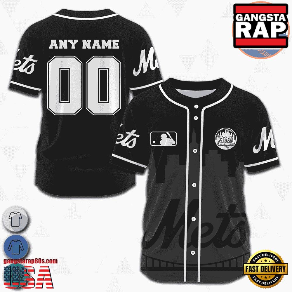 MLB Custom Name Number New York Mets Team Logo Design Baseball Jersey MLB Custom Name Number New York Mets Team Logo Design Baseball Jersey