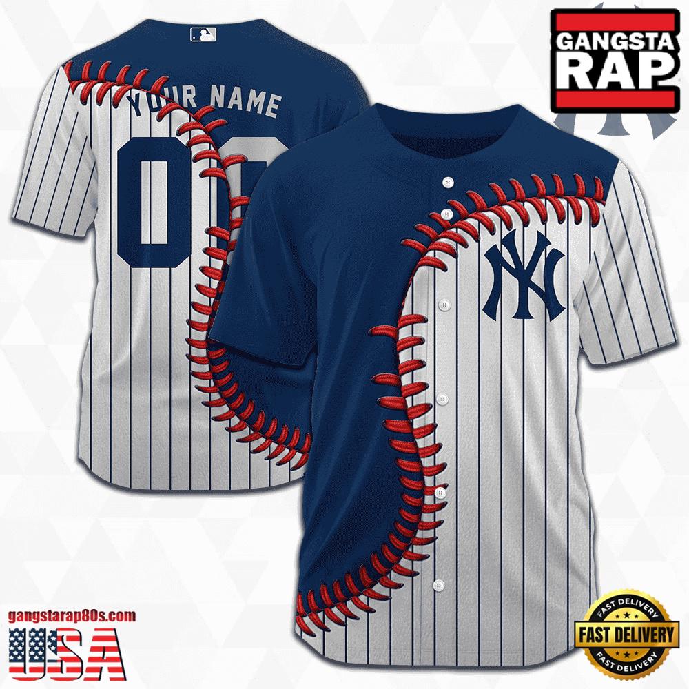 MLB Custom Name Number New York Yankees Baseball Jersey MLB Custom Name Number New York Yankees Baseball Jersey