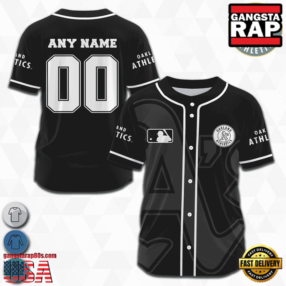 Custom Name And Number Oakland Athletics MLB Team Baseball Jersey