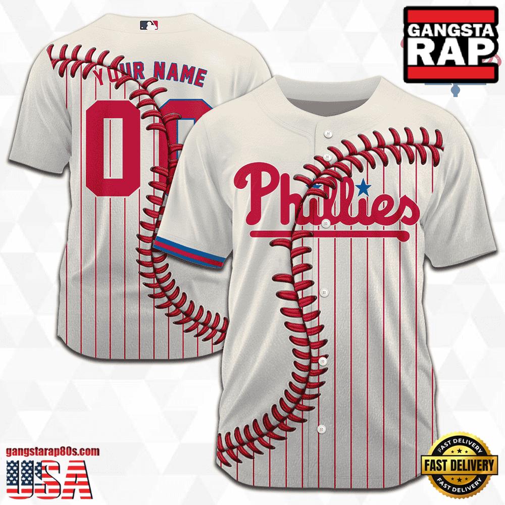 MLB Custom Name Number Philadelphia Phillies Baseball Jersey MLB Custom Name Number Philadelphia Phillies Baseball Jersey
