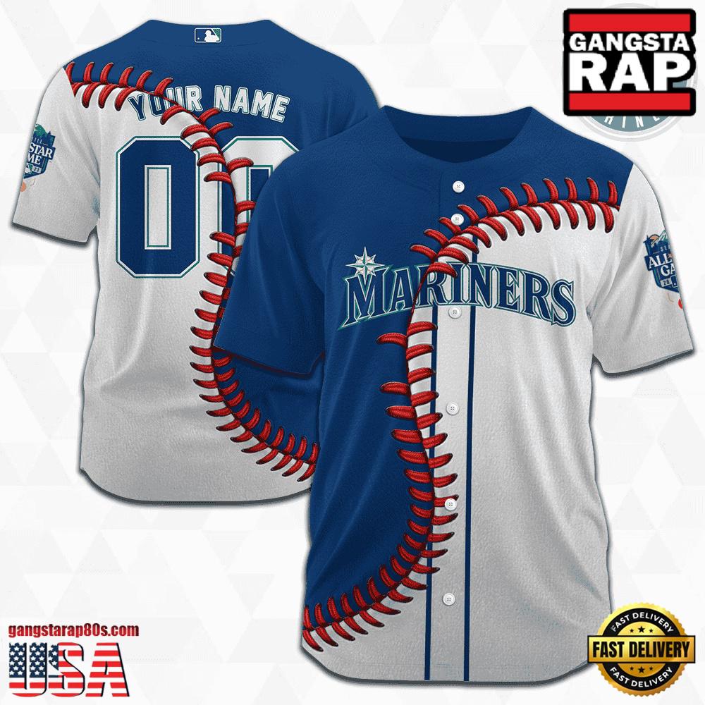 MLB Custom Name Number Seattle Mariners Baseball Jersey MLB Custom Name Number Seattle Mariners Baseball Jersey