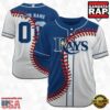 MLB Custom Name Number Tampa Bay Rays Baseball Jersey 2 Custom Name And Number Tampa Bay Rays MLB Baseball Jersey
