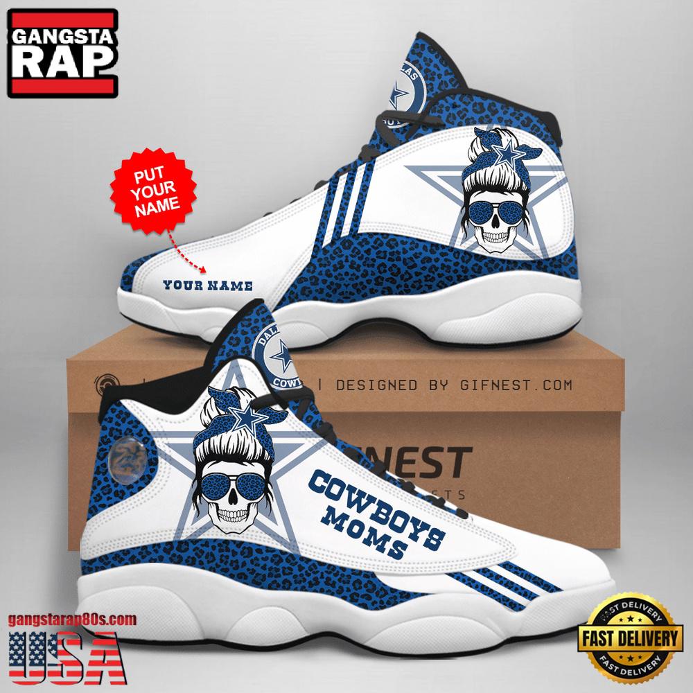Custom Name Dallas Cowboys NFL Air Jordan 13 For Men Women