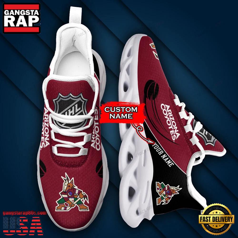 Custom Name NHL Arizona Coyotes Sport Max Soul Shoes