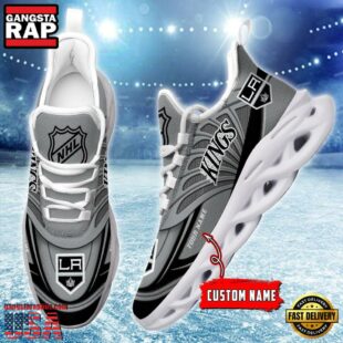 Custom Name NHL Los Angeles Kings Team Max Soul Shoes
