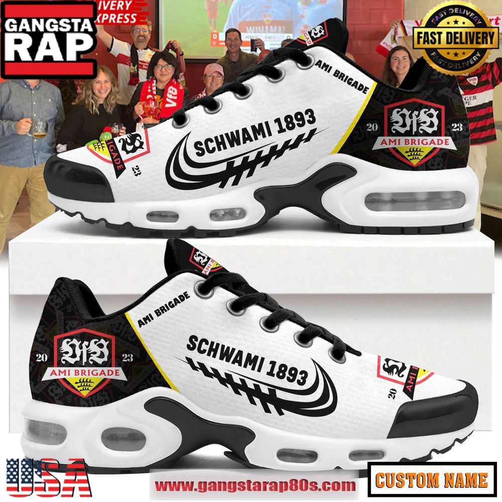 Custom VfB Stuttgart Fan Sneakers Schwami 1893 Special Air Max Plus
