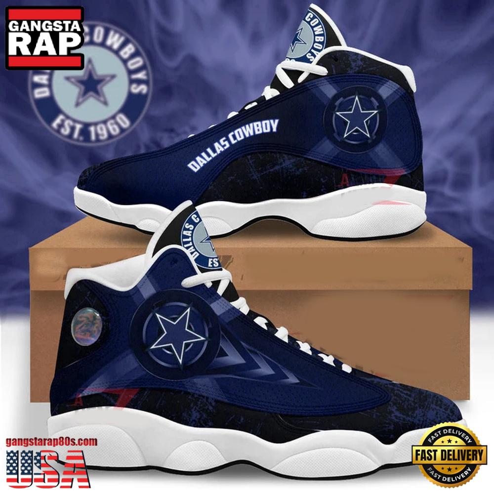 Dallas Cowboy NFL Air Jordan 13 Shoes For Fans