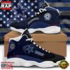 NFL Dallas Cowboy New Design Air Jordan 13 Running Sneakers Shoes 2 Dallas Cowboy NFL Air Jordan 13 Shoes Gift For Men Women