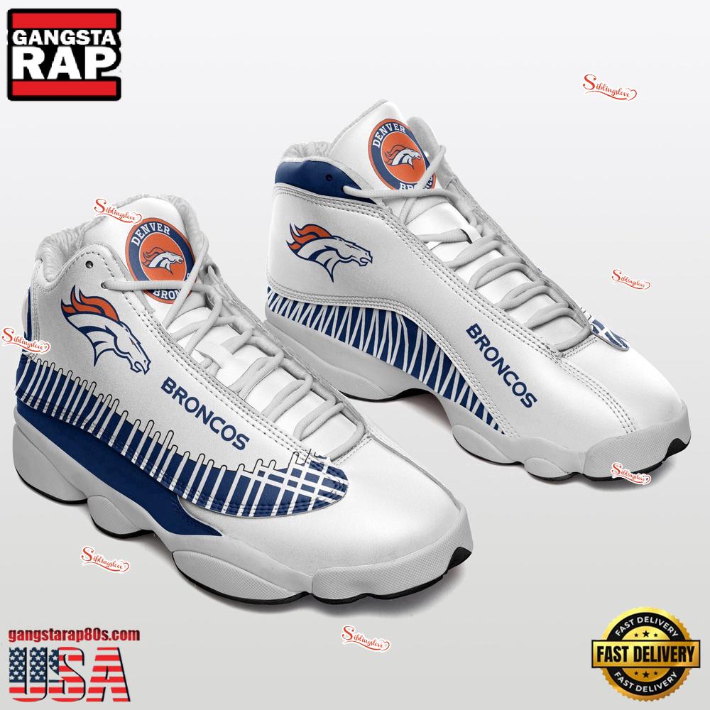 Denver Broncos NFL Air Jordan 13 Shoes For Fans