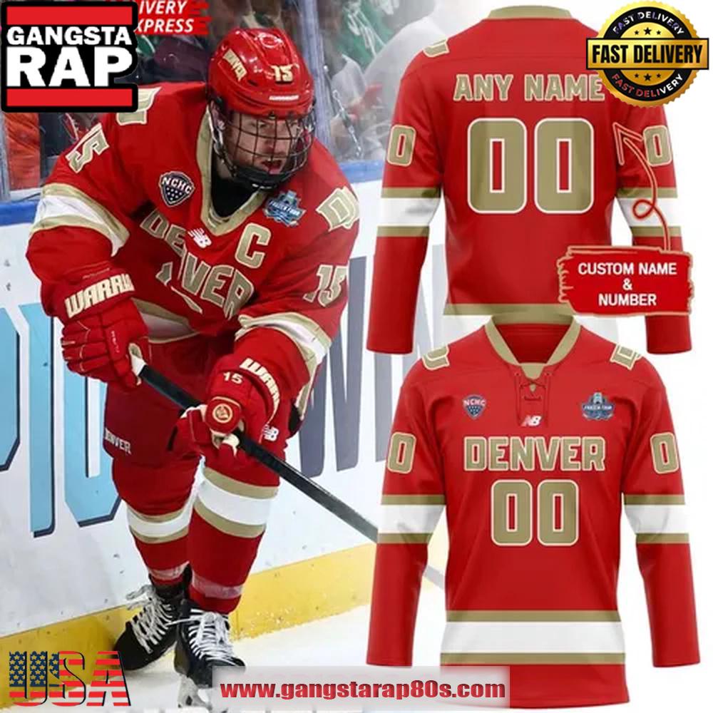 Denver Pioneers Frozen Four 2025 Special Edition Hockey Jersey Denver Pioneers Frozen Four 2025 Special Edition Hockey Jersey