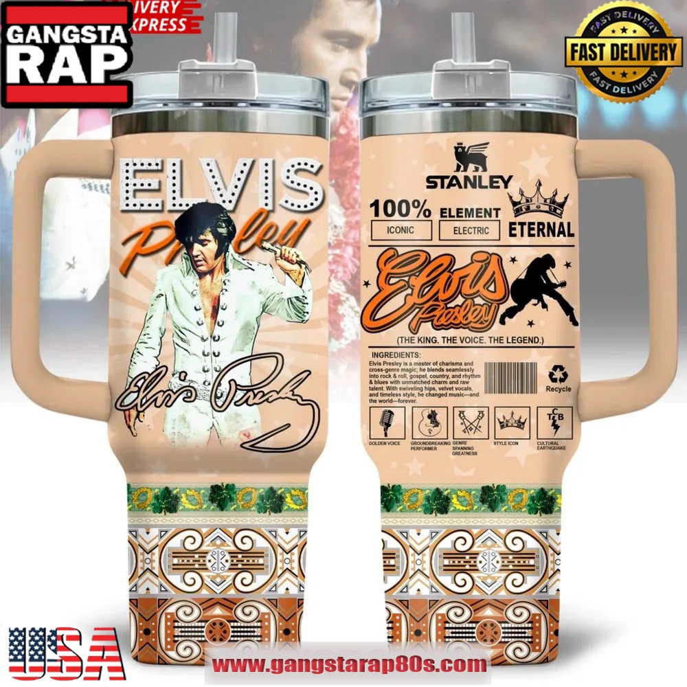 Elvis Presley The King Tribute Special Stanley Tumbler 40oz