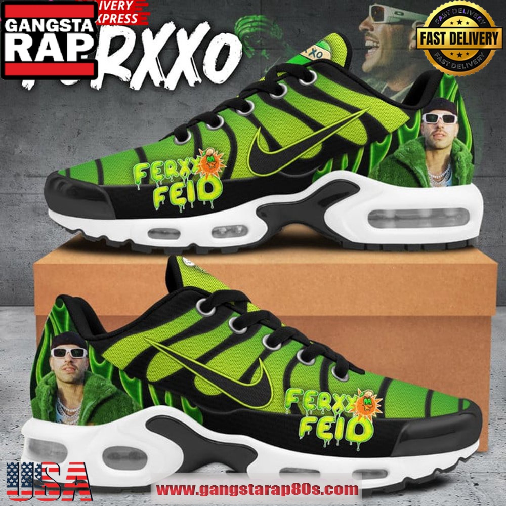 Feid Ferxxo Limited Edition Air Max Plus Shoes Running Sneakers Feid Ferxxo Limited Edition Air Max Plus Shoes Running Sneakers