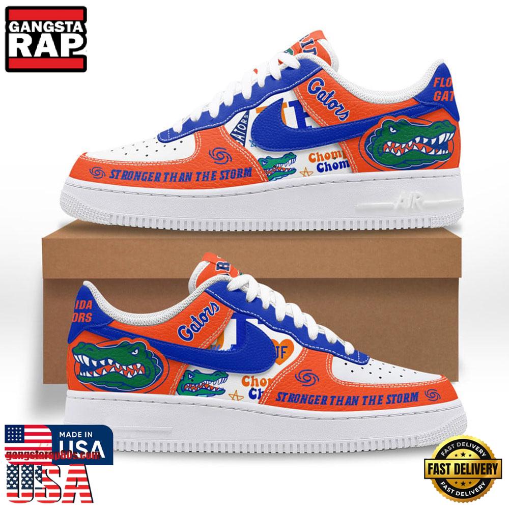NCAA Florida Gators Stronger Than The Storm Air Force 1 Shoes Running Sneakers NCAA Florida Gators Stronger Than The Storm Air Force 1 Shoes Running Sneakers