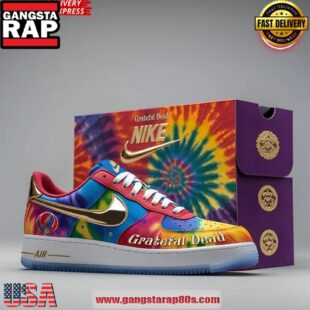 Grateful Dead Psychedelic Rainbow Limited Edition Nike Air Force 1