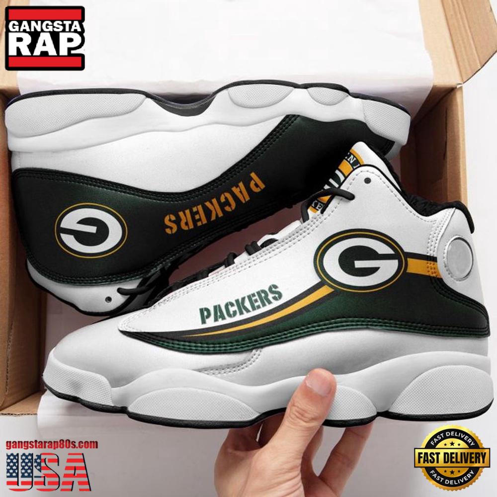 Green Bay Packers Football NFL Air Jordan 13 Shoes