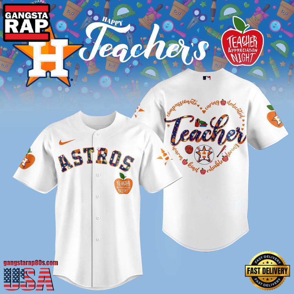 Houston Astros TEACHER APPRECIATION NIGHT 2025Baseball Jersey Shirt Houston Astros TEACHER APPRECIATION NIGHT 2025Baseball Jersey Shirt