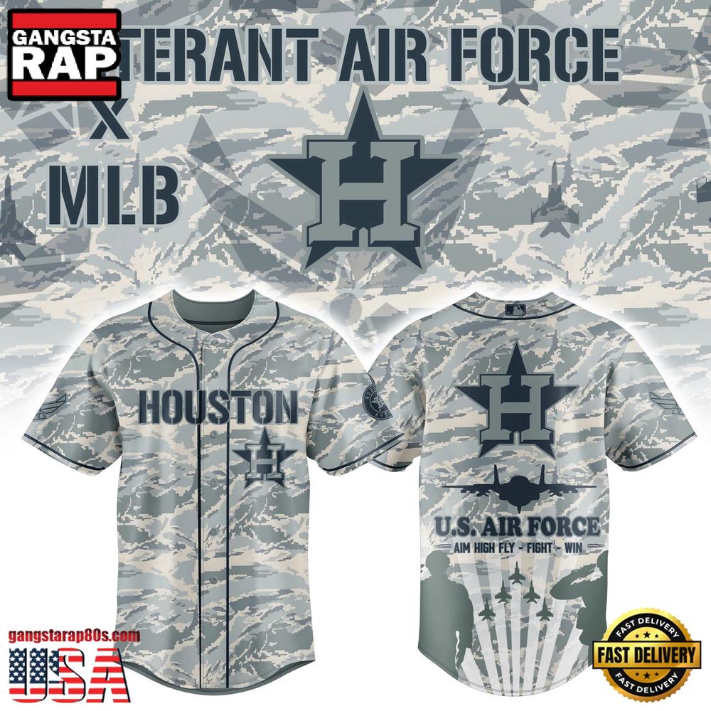 Houston Astros x Veteran U.S Air Force 2025 Baseball Jersey Houston Astros x Veteran U.S Air Force 2025 Baseball Jersey