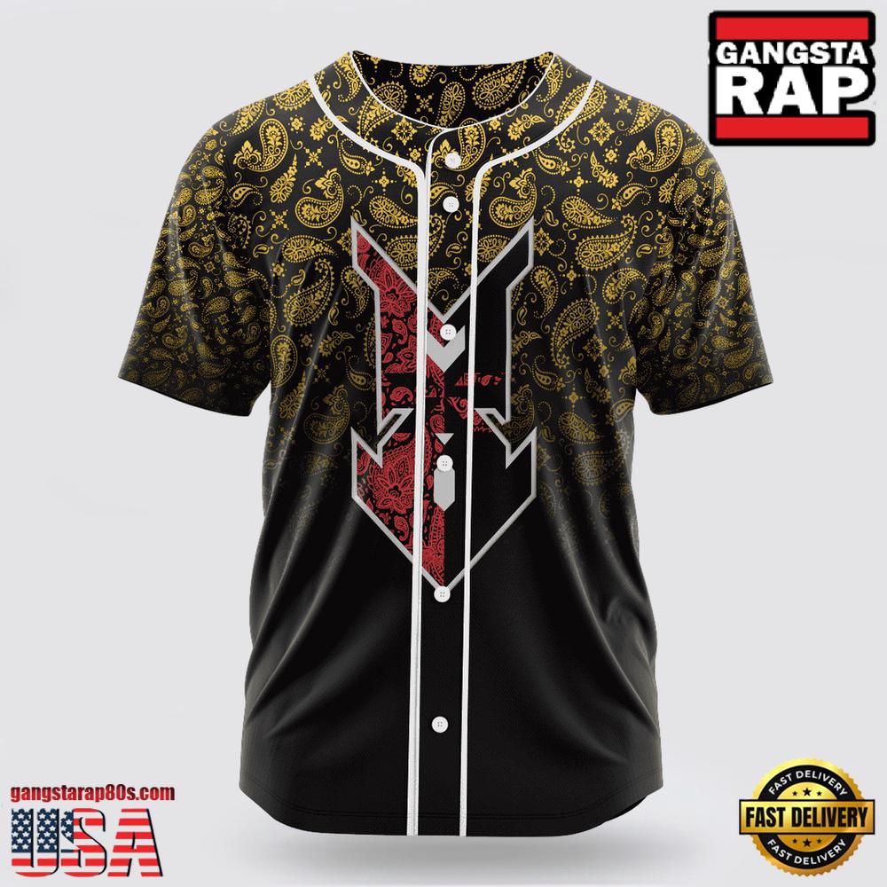 Indianapolis Indians Paisley Pattern MLB Baseball Jersey